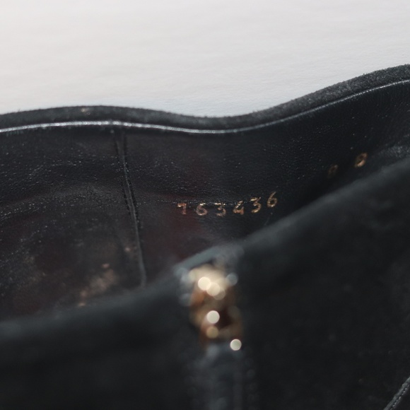 Gucci Mid Length Knee-High Boots with Stripe - Picture 6 of 8